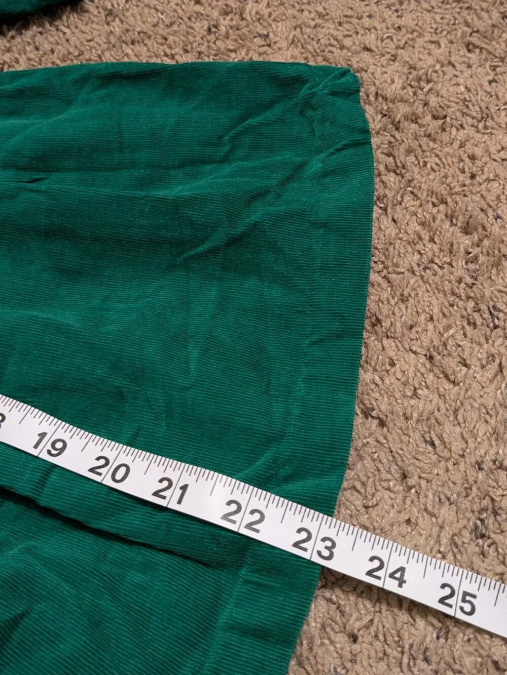Vintage Style Bonnie Jean Green Corduroy Holiday Christmas Dress Girls 5T